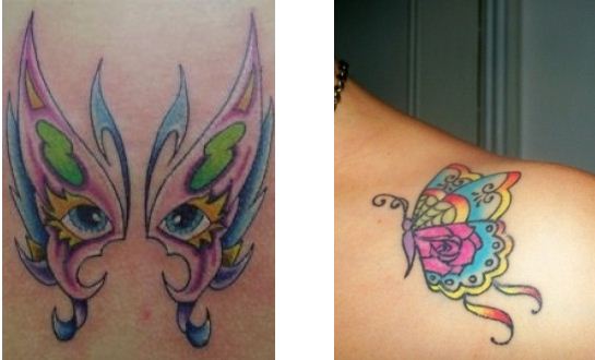 Tattoo-farfalle
