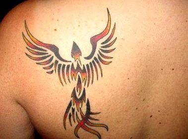 Tatuaggio-fenice-stilizzata