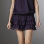 Abito viola in chiffon