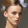 Acconciatura sposa con fiocco