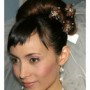Acconciatura sposa con frangia scalata 2011