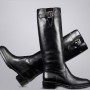 Stivali in pelle nera inverno 2011