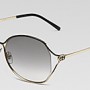 occhiali oversize in metallo Gucci 2010