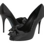 Decollete in pelle con fiocco Giuseppe Zanotti