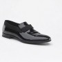 Mocassino in vernice nera Fendi inverno 2011