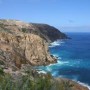 Versante nord di Porto Santo in Portogallo