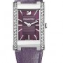 Orologio Swarovski modello Citra Square 2011 in pelle viola