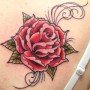 Tattoo disegno rosa