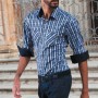 Camicia a quadri da uomo Belmonte