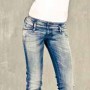 Jeans Diesel con passanti ribassati