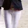Pantaloni in denim bianchi Roy Rogers primavera estate 2011