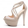 Sandalo con alto plateau Casadei