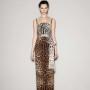 Abito lungo stampa animalier Dolce Gabbana autunno inverno 2011 2012