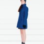 Cappotto blu Benetton inverno 2011 2012