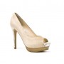 Decollete open toe con dettagli pitonati Zara autunno 2011