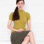 Maglioncino in lana maniche corte e gonna Benetton autunno inverno 2011 2012
