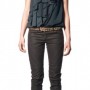 Top e pantaloni con cerniere alle caviglie Sisley