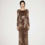 Vestito stampa animalier Dolce Gabbana inverno 2012