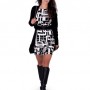 Abito a fantasia geometrica Motivi lookbook settembre 2011