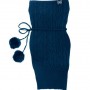 Abito in lana con pon pon senza maniche Fix design inverno 2012