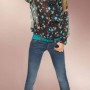 Blusa a stelle e jeans Denny Rose collezione inverno 2011 2012