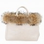 Borsa con bordo in pelliccia Fix design inverno 2011 2012