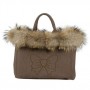 Borsetta con bordo in pelliccia Fix design inverno 2012