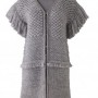 Cardigan lungo in maglia Stefanel inverno 2011 2012