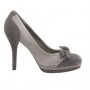 Decollete bicolore con plateau e fiocco Bata inverno 2011 2012 Euro 69