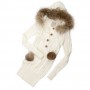 Maglione con collo in pelliccia ecologica Fix design inverno 2012