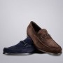 Mocassino con fibbia Double T in vitello spazzolato Tod s inverno 2012