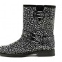 Anfibi ricoperti da mini strass Casadei inverno 2012