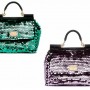 Borse con maxi pailettes colorate Dolce Gabbana