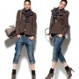 Cappottino e jeans larghi Motivi inverno 2011 2012
