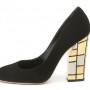 Decollete con tacco colorato Casadei