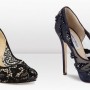 Decollete in pizzo e pietre preziose Jimmy Choo inverno 2012