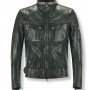 Giubbino in pelle con cintura Belstaff