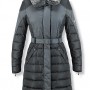 Piumino lungo donna Belstaff inverno 2012 con collo in pelo