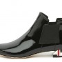 Polacchino in vernice e tacco colorato Casadei inverno 2012