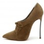 Scarpa stringata modello francesina con tacco a stiletto Casadei