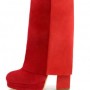 Stivaletti inverno 2011 2012 con risvolto bicolore Casadei