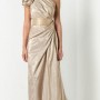 Abito da sposa 2012 Max Mara con scollo asimmetrico in taffetas di seta mod Iado
