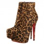Ankle boots stampa animalier Chritstian Loubotin