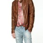 Giubbino in pelle Zara uomo