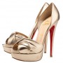 Scarpe Christian Loubotin inverno 2012 con tacco e plateau