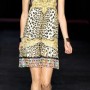 Abito Roberto Cavalli sfilata di Milano primavera estate 2012