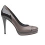 Decollete in pelle Bata tacco 8 Euro 89