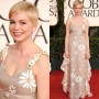Michelle Williams al Golden Globes 2011 con taglio di capelli corti