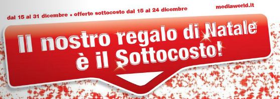 Volantino offerte natalizie Media World dicembre 2011