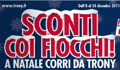 Volantino offerte natalizie Trony dicembre 2011